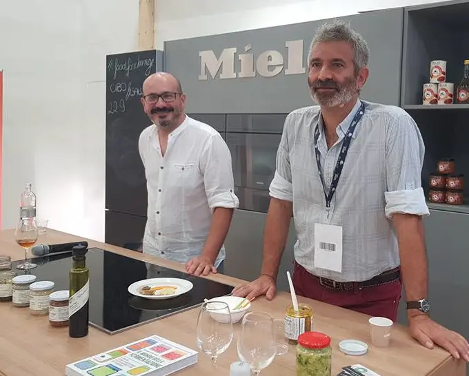 Carlo con Sandor Kats a Terra Madre 2018